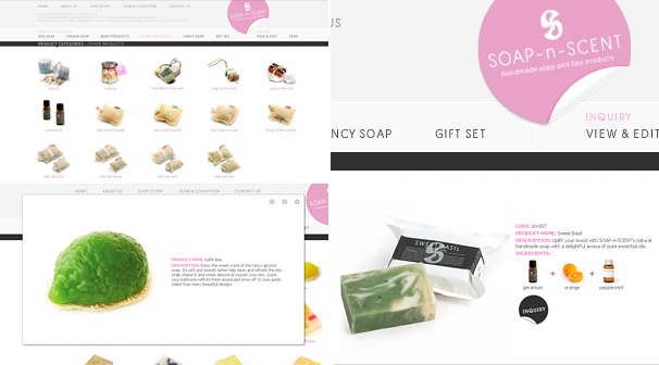 soap-n-scent Co.,Ltd | Webdesign เชียงใหม่ ออกแบบเว็บไซต์