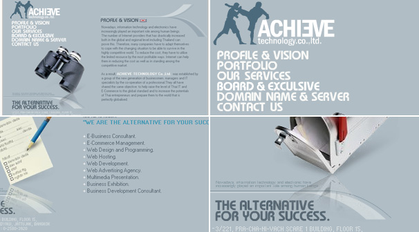 ACHIEVE TECHNOLOGY Co.,Ltd. | Webdesign § ͡Ẻ䫵